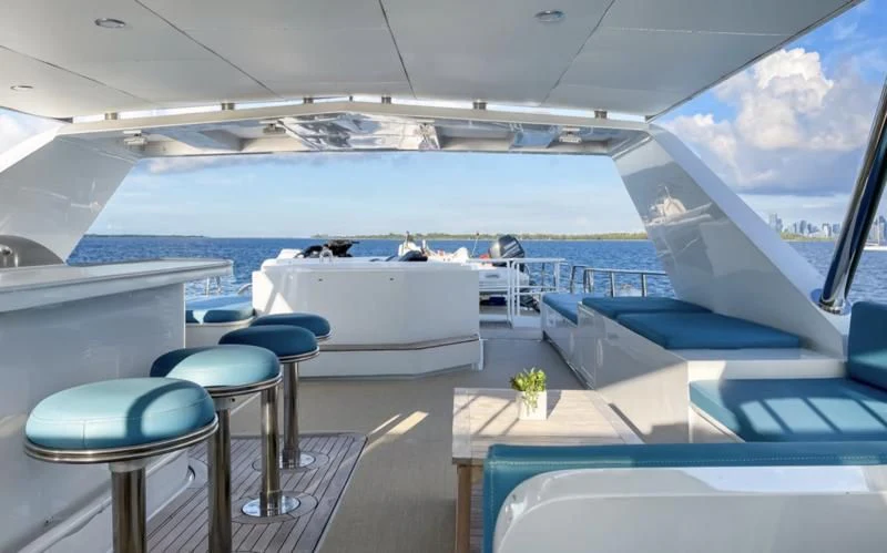 a boat on the water aboard DESLIZE Yacht for Sale
