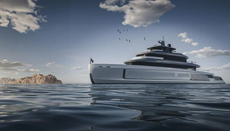 a boat on the water aboard BENETTI B.YOND 57M BX502 Yacht for Sale
