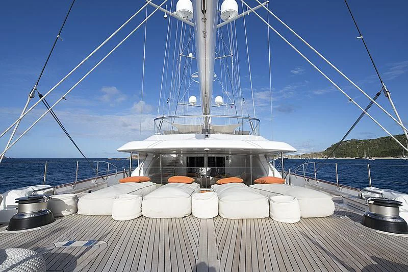 a boat on the water aboard PANTHALASSA Yacht for Sale