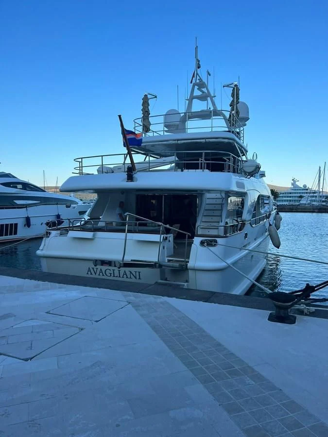 a boat on the water aboard BENETTI TRADITION 100 Yacht for Sale