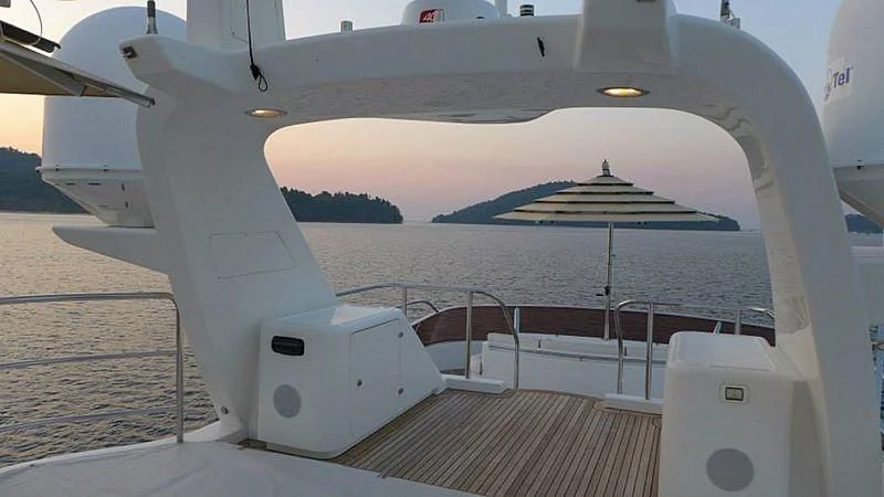 a boat on the water aboard BENETTI TRADITION 100 Yacht for Sale