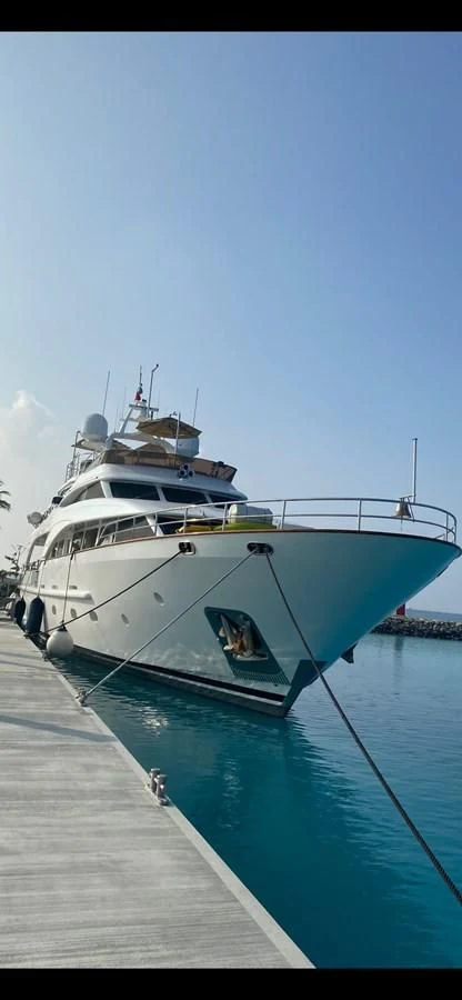 a boat on the water aboard BENETTI TRADITION 100 Yacht for Sale
