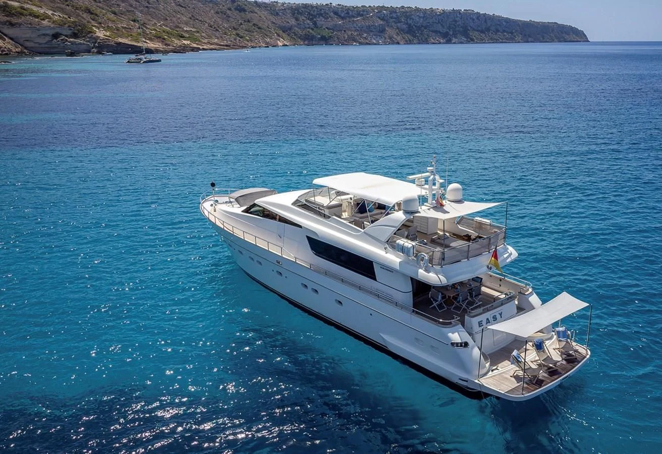 a boat on the water aboard MARIS STELLA Yacht for Sale