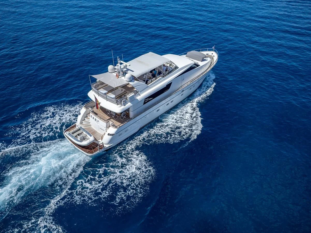 a boat on the water aboard MARIS STELLA Yacht for Sale