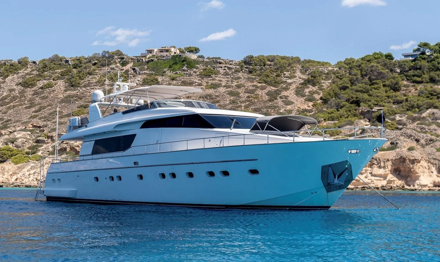 a boat on the water aboard MARIS STELLA Yacht for Sale