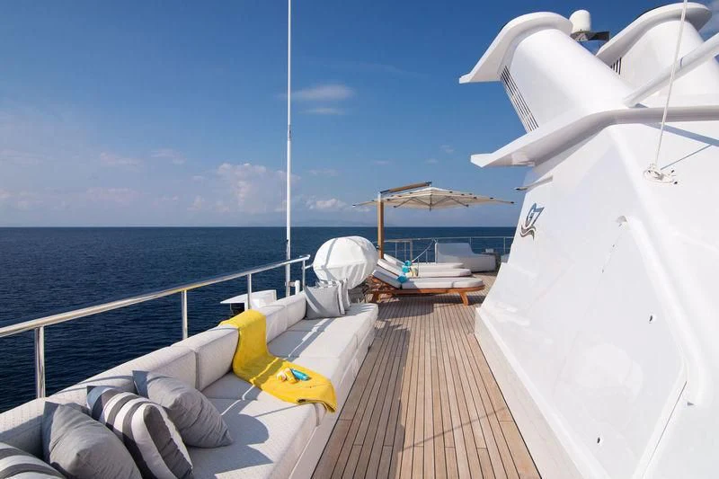 a boat on the water aboard O'NATALINA Yacht for Sale