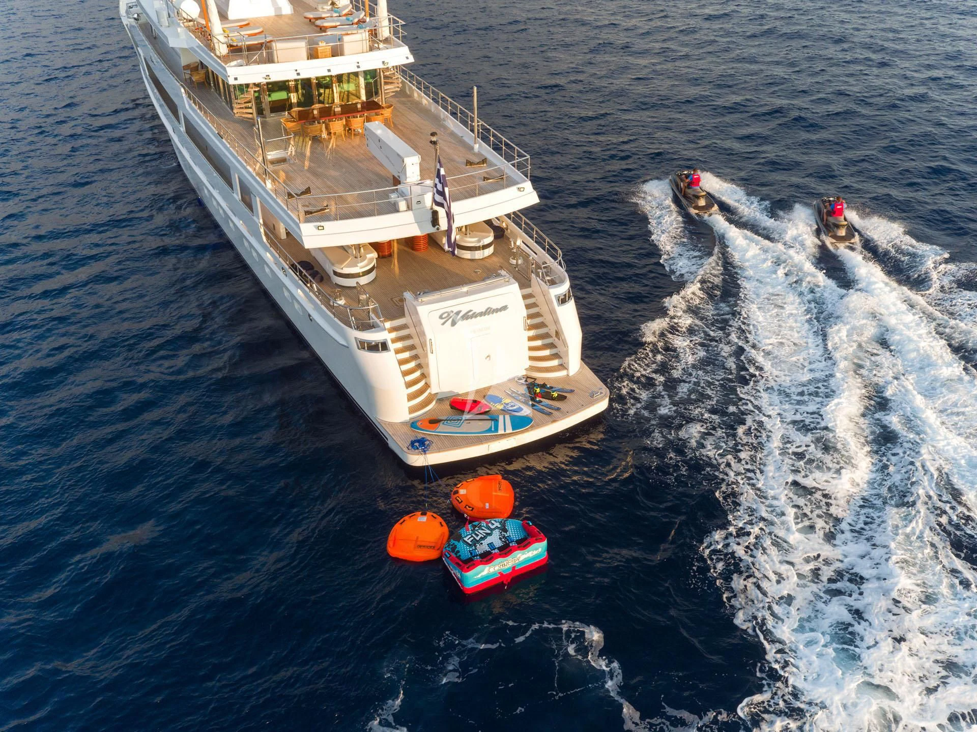 a boat on the water aboard O'NATALINA Yacht for Sale