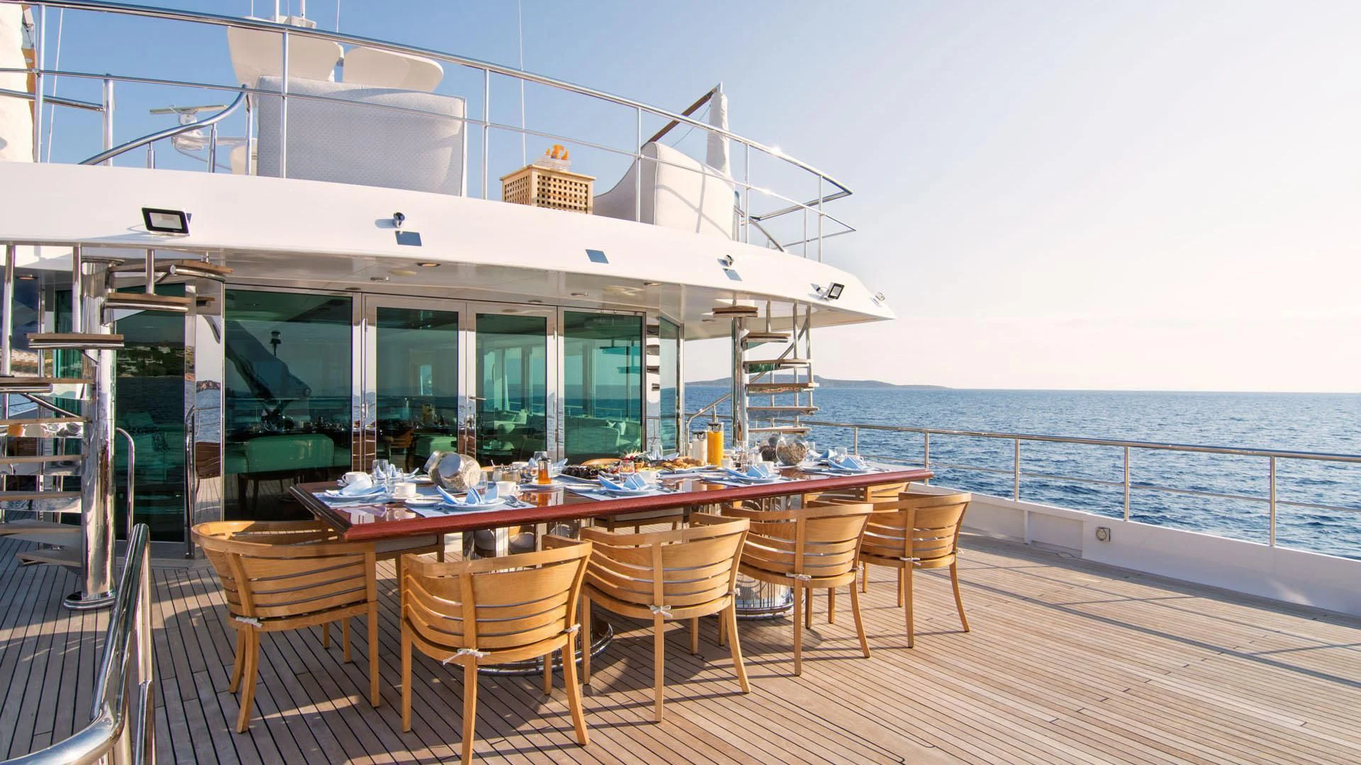 a boat on the water aboard O'NATALINA Yacht for Sale