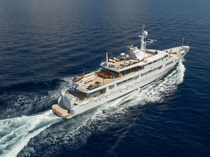 a ship in the water aboard O'NATALINA Yacht for Sale