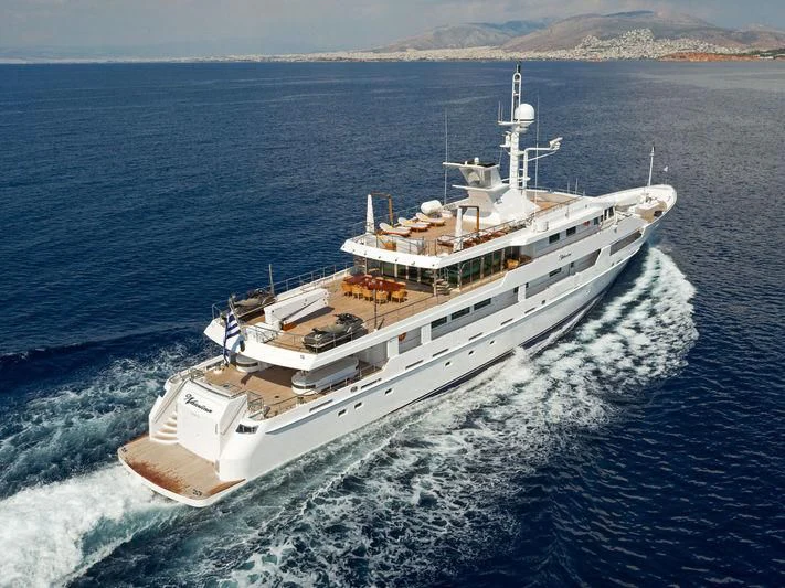 a ship on the water aboard O'NATALINA Yacht for Sale