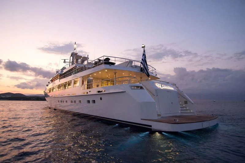 a boat on the water aboard O'NATALINA Yacht for Sale