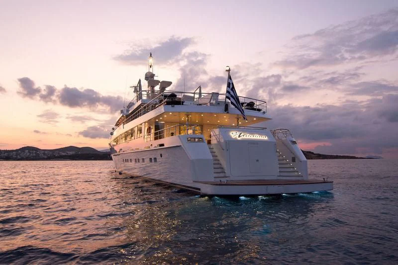a boat in the water aboard O'NATALINA Yacht for Sale