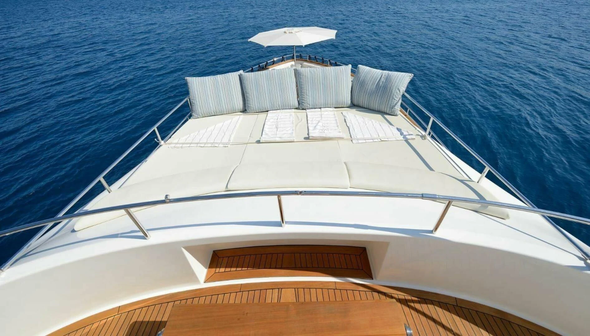 a boat on the water aboard HAG Yacht for Sale