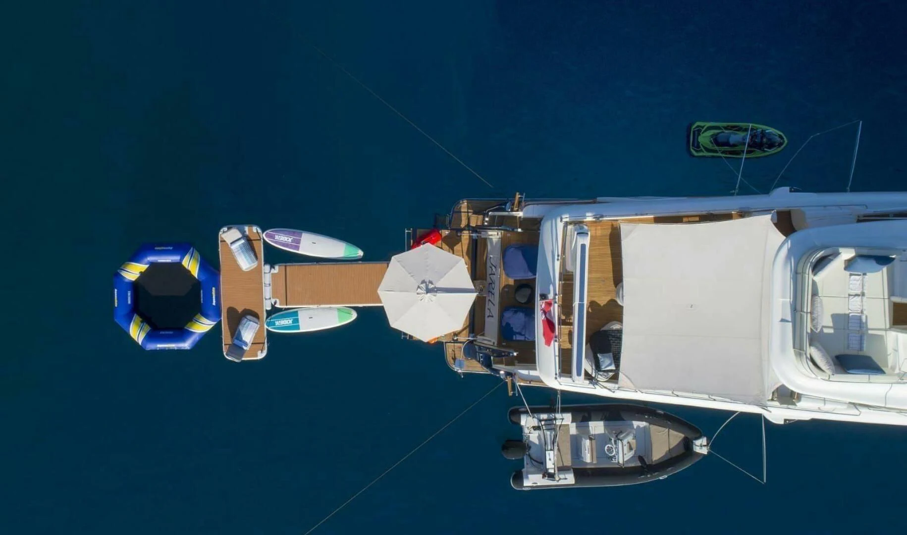 a group of boats in the water aboard HAG Yacht for Sale