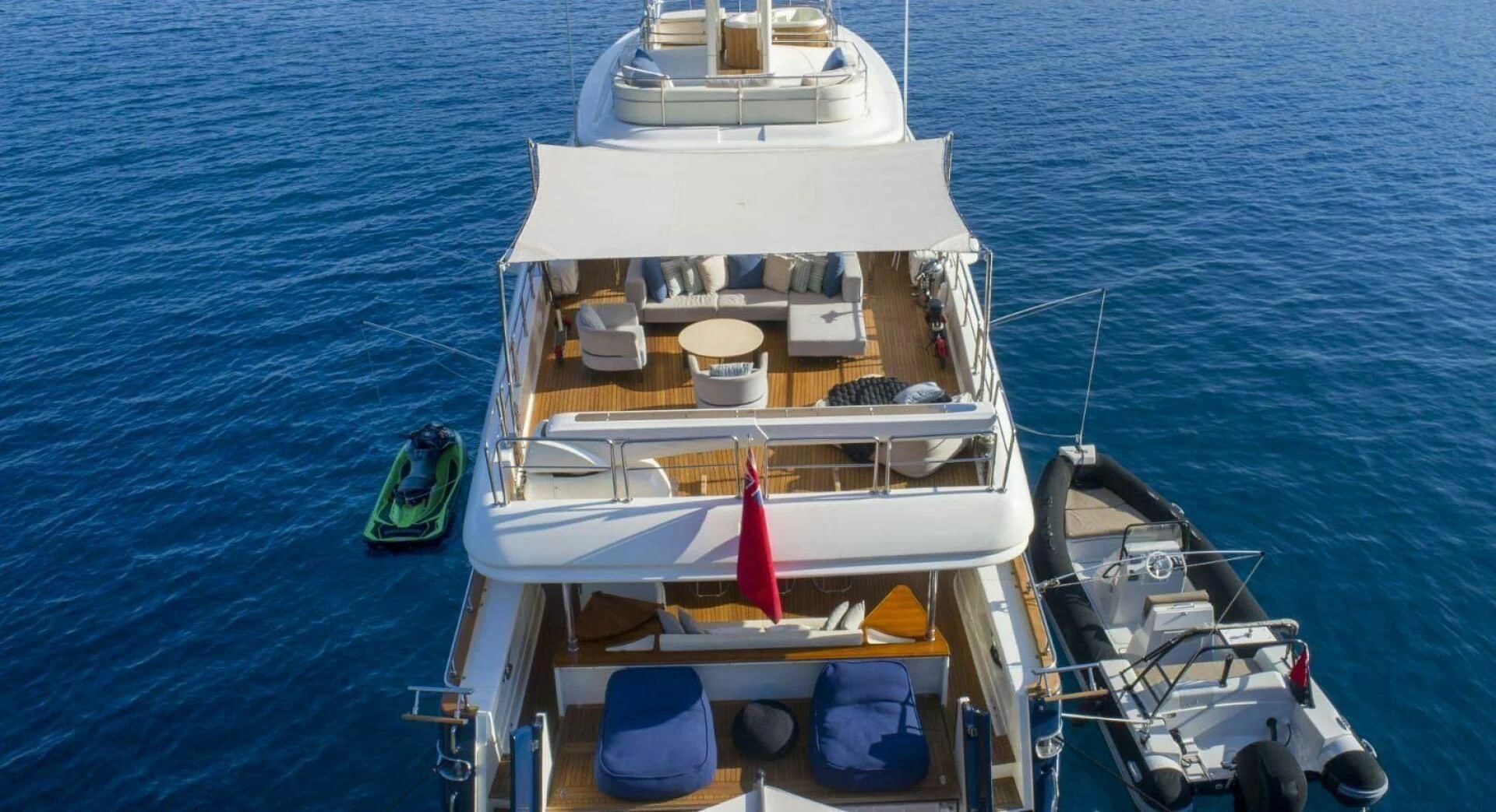 a boat on the water aboard HAG Yacht for Sale