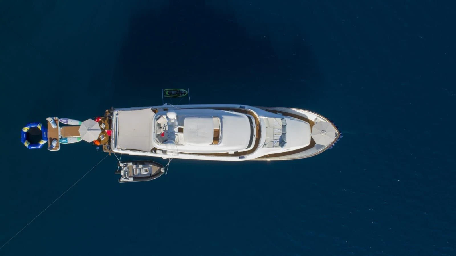 a satellite in the sky aboard HAG Yacht for Sale