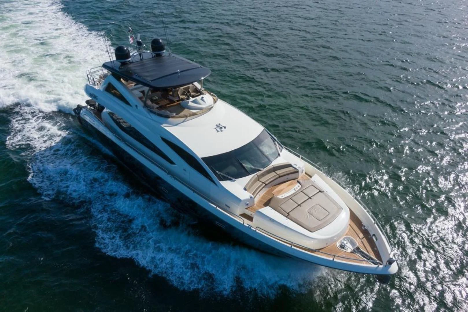 a boat on the water aboard THE KING Yacht for Sale