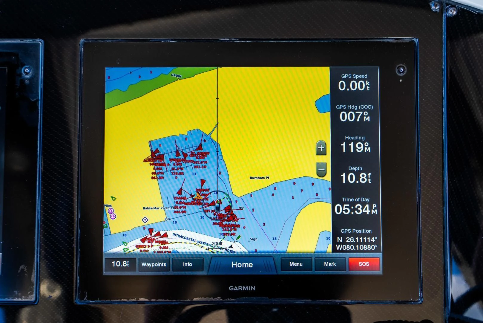 a rectangular electronic device aboard THE KING Yacht for Sale