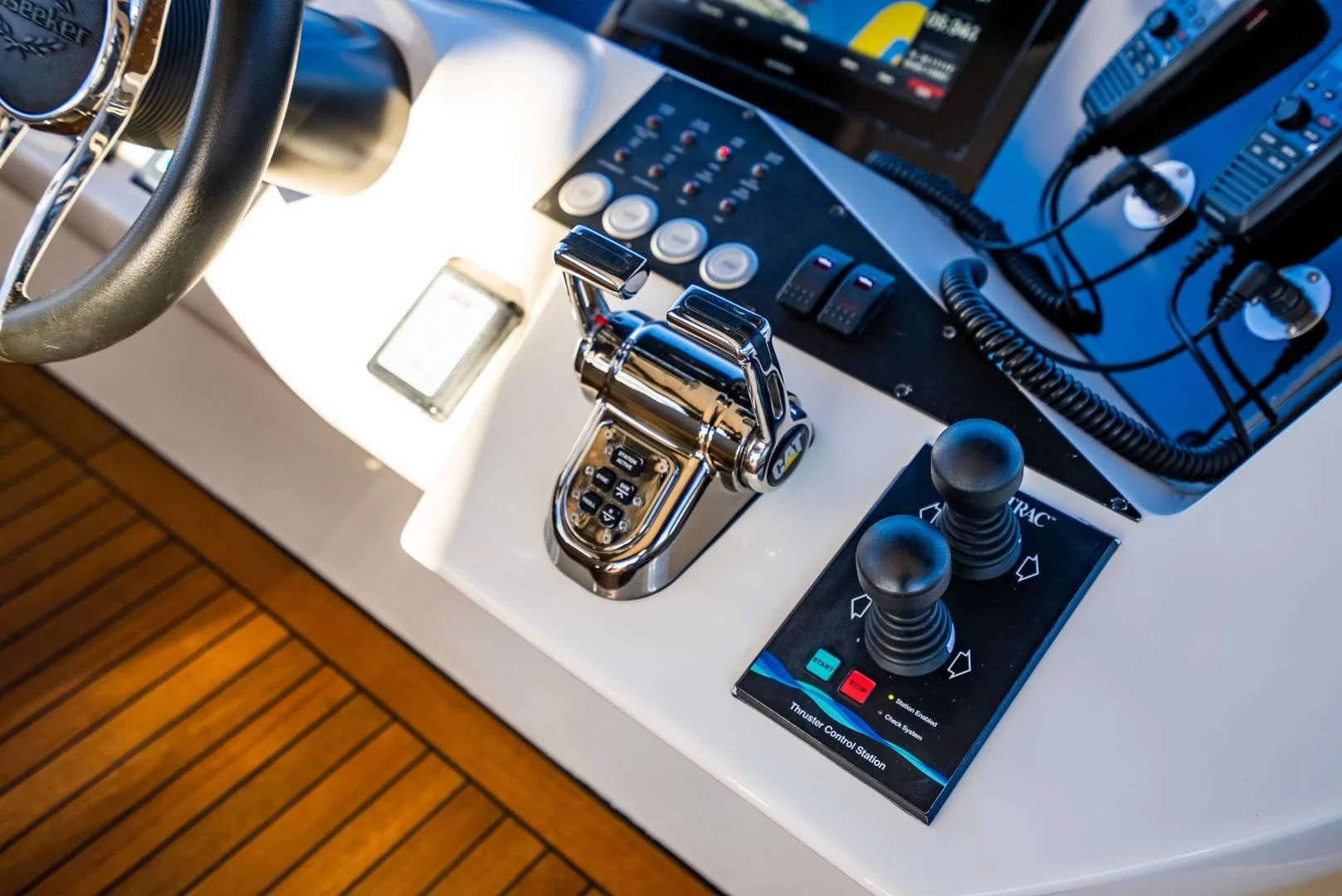 a machine on the counter aboard THE KING Yacht for Sale