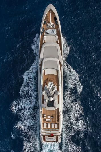 a boat in the water aboard SARAMOUR Yacht for Sale