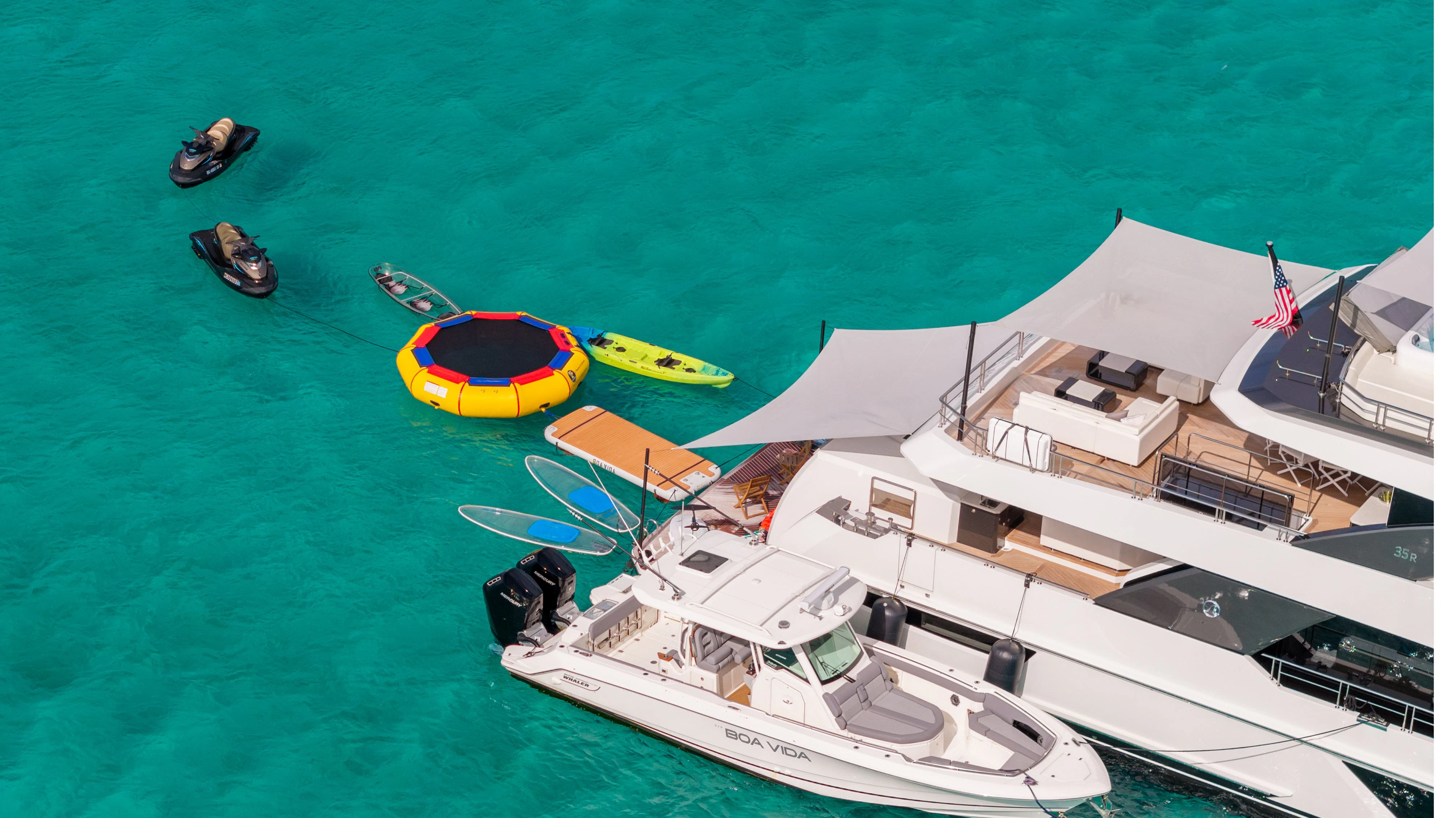 diagram aboard BOA VIDA Yacht for Sale