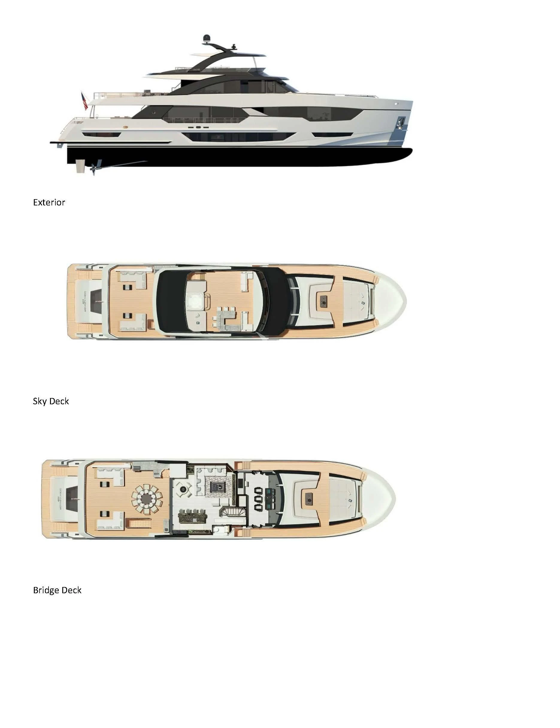 engineering drawing aboard BOA VIDA Yacht for Sale