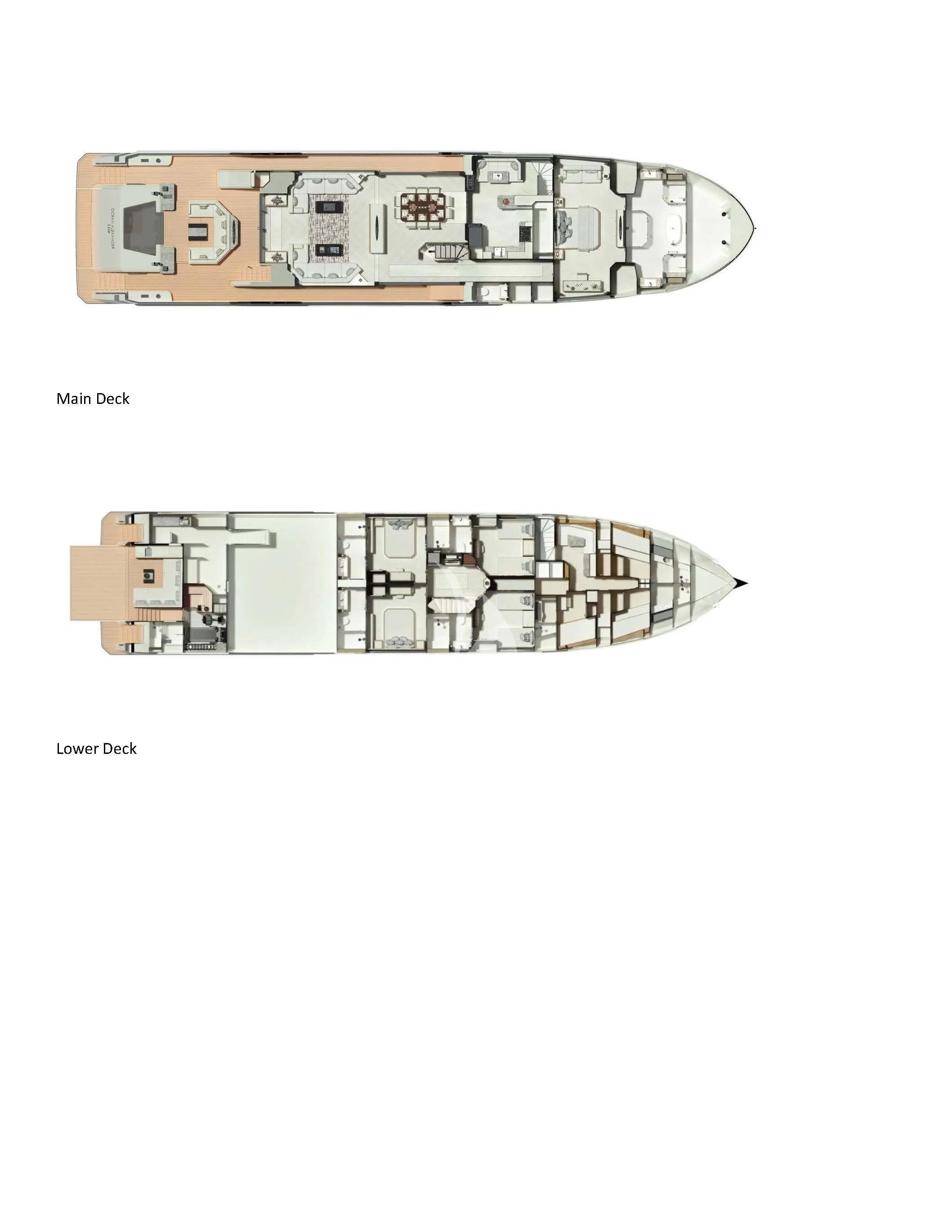 diagram aboard BOA VIDA Yacht for Sale