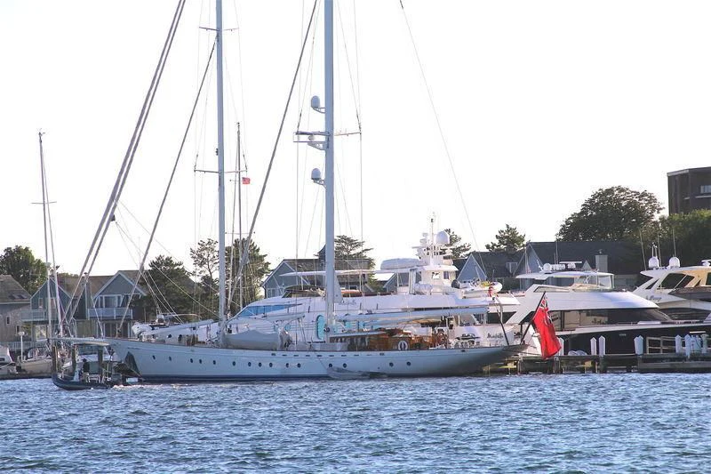 a boat in the water aboard GLORIA Yacht for Sale