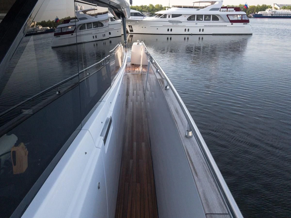 a boat on the water aboard MAGELLANO 66 Yacht for Sale