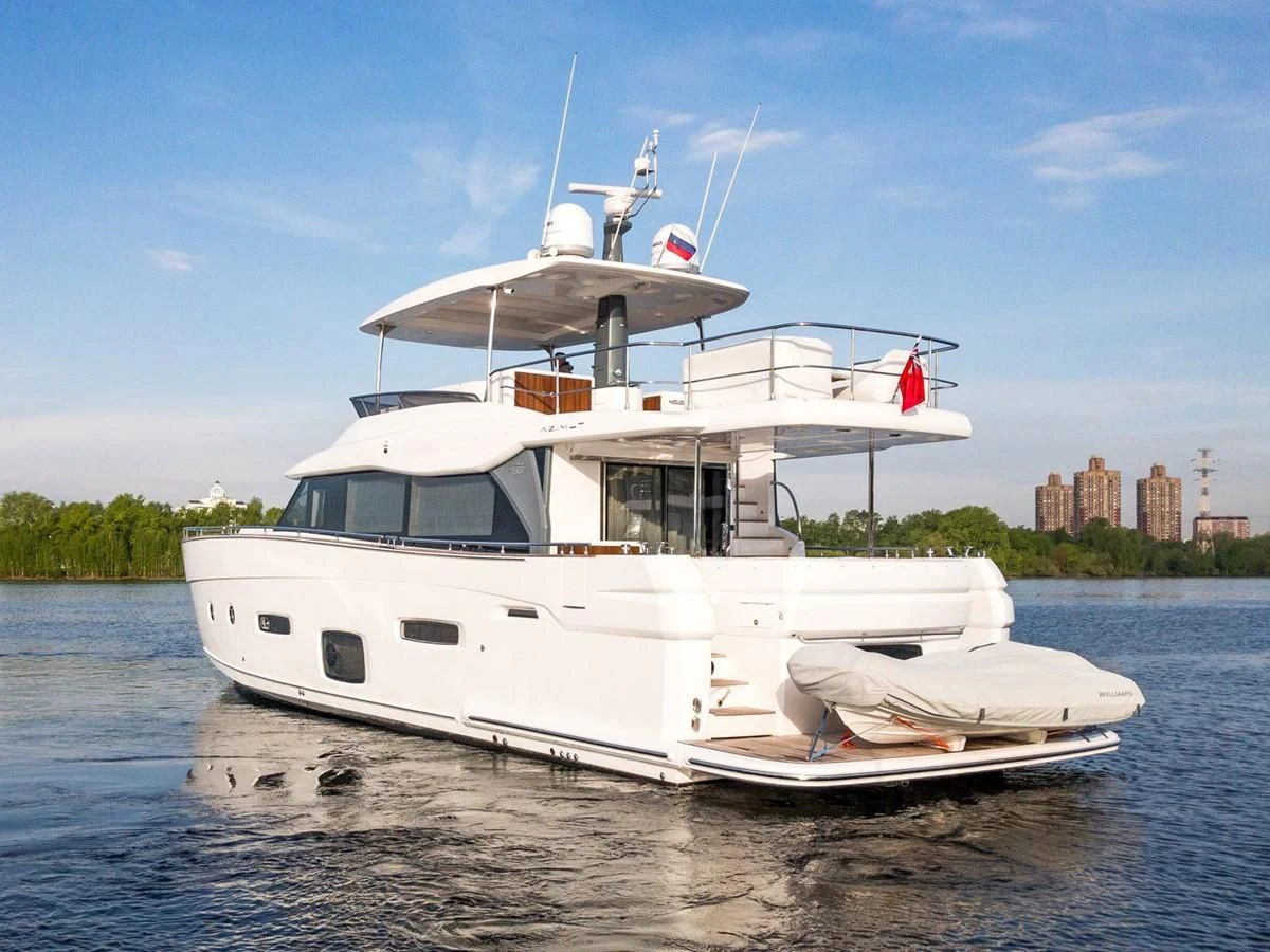 a boat on the water aboard MAGELLANO 66 Yacht for Sale