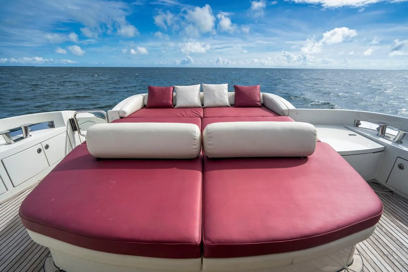 a boat on the water aboard KNOTORIOUS IV Yacht for Sale