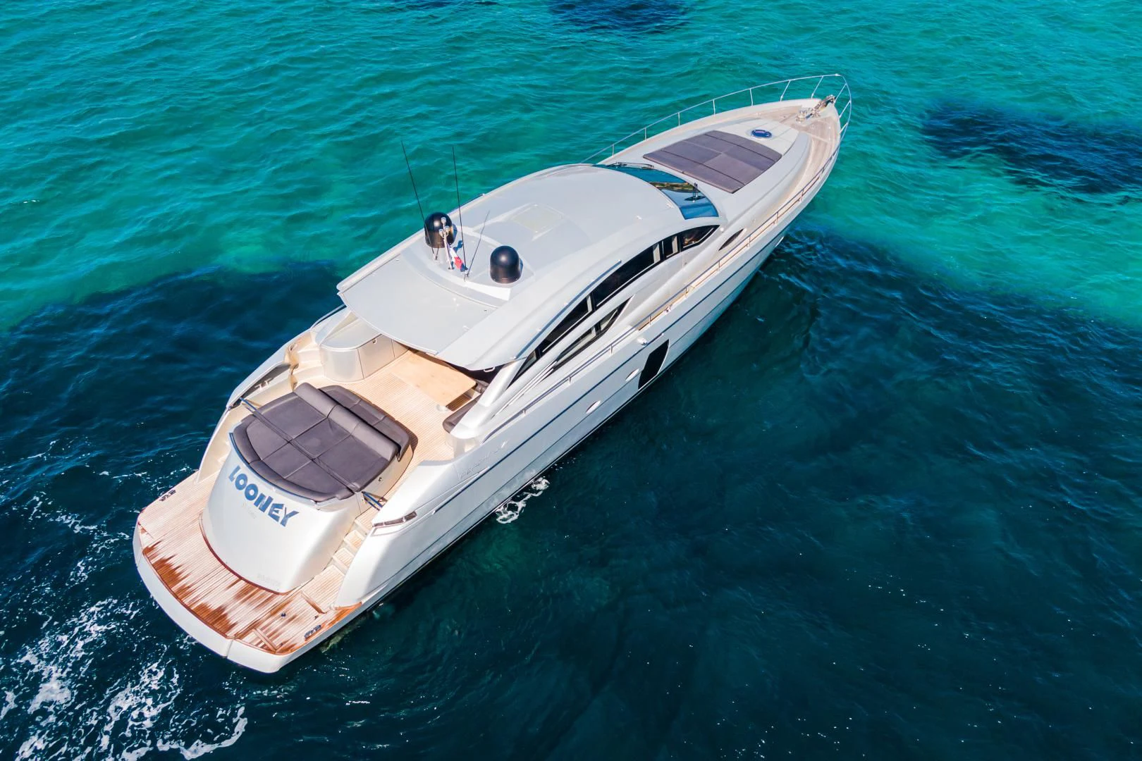 a boat in the water aboard LOONEY Yacht for Sale