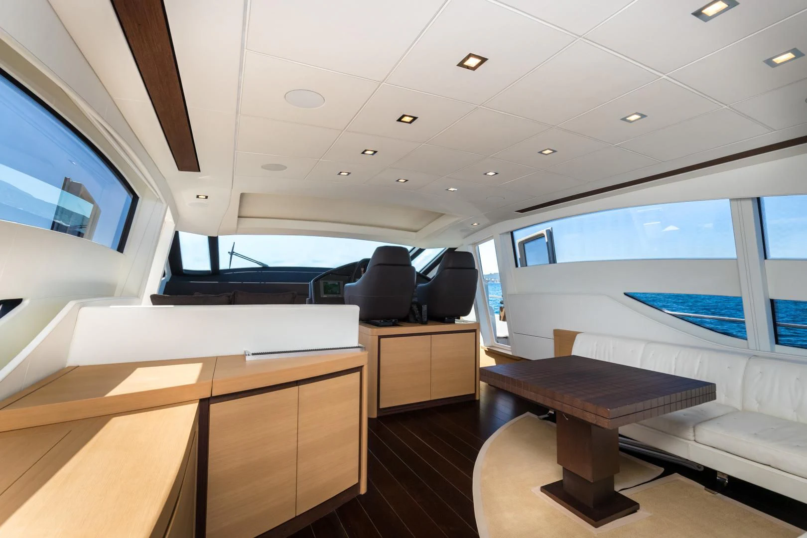 inside of a boat aboard LOONEY Yacht for Sale