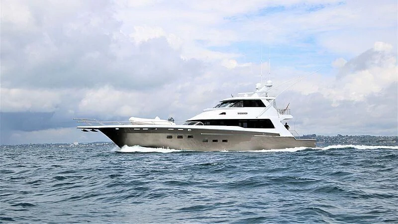 a boat in the water aboard BELLE VIE Yacht for Sale