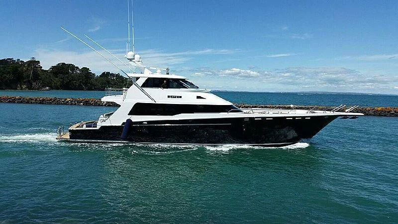 a boat on the water aboard BELLE VIE Yacht for Sale