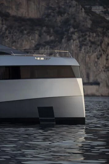 a white boat in the water aboard TELL ME WHY Yacht for Sale