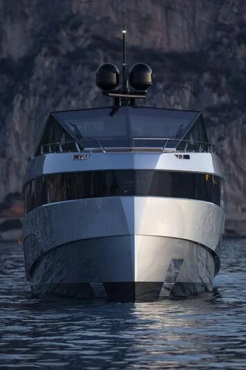 a boat in the water aboard TELL ME WHY Yacht for Sale