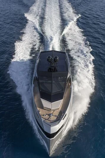 a high angle view of a ship aboard TELL ME WHY Yacht for Sale