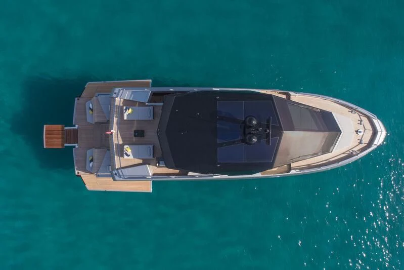 a boat floating in the water aboard TELL ME WHY Yacht for Sale
