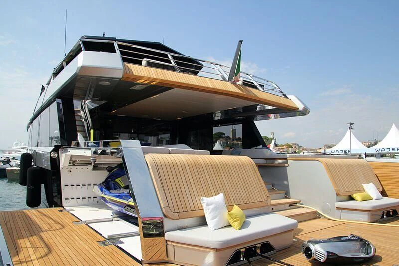 a boat on the water aboard TELL ME WHY Yacht for Sale