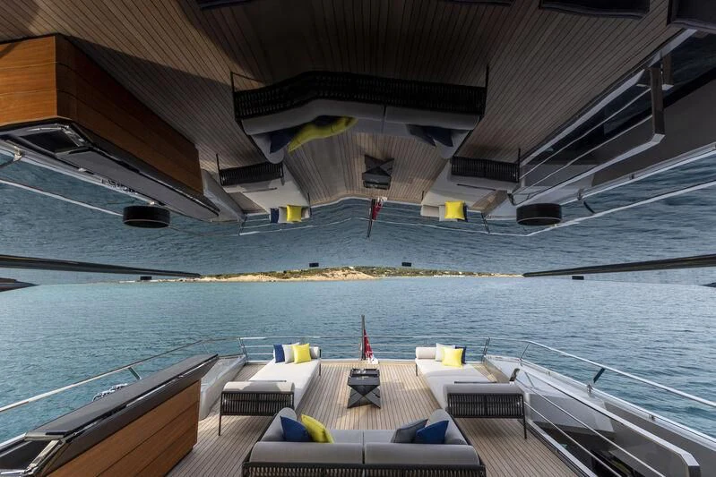 a boat dock with a dock aboard TELL ME WHY Yacht for Sale