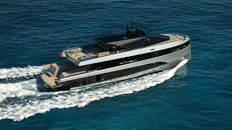 a ship in the water aboard TELL ME WHY Yacht for Sale