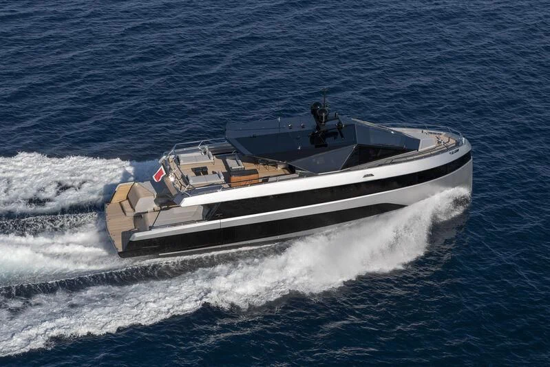 a boat on the water aboard TELL ME WHY Yacht for Sale