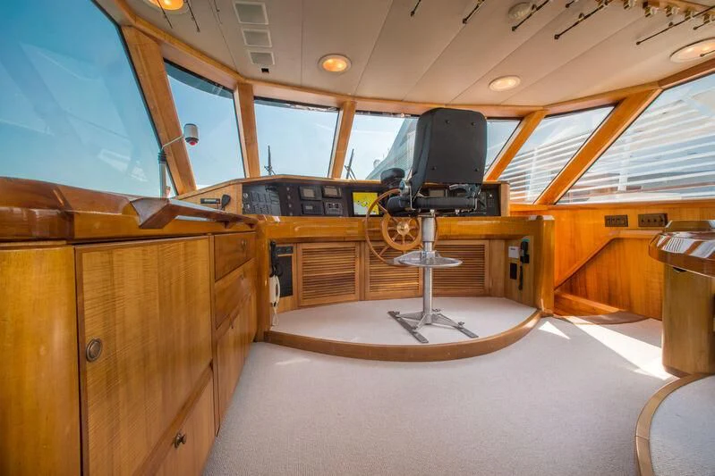 inside of a vehicle aboard GOLDEN OSPREY Yacht for Sale