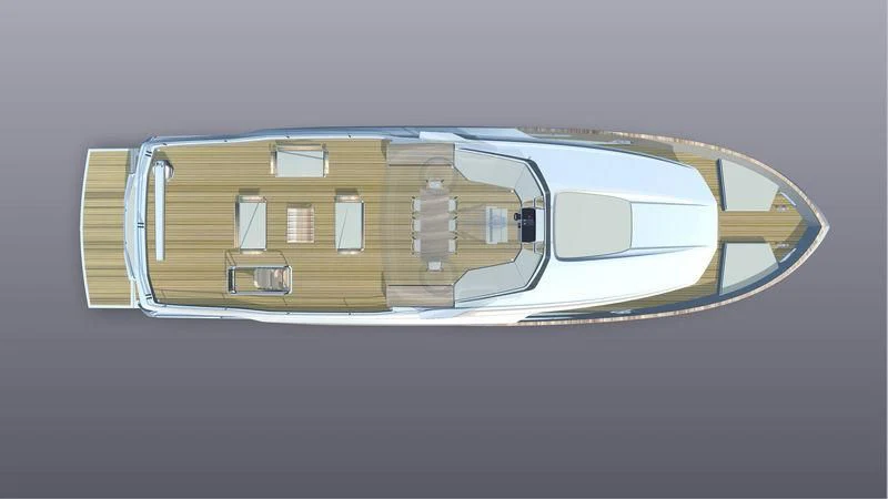 a model of a house aboard GIOIA Yacht for Sale