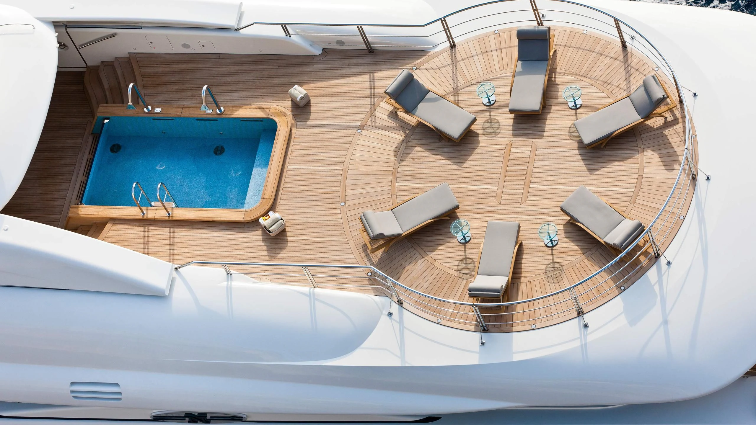 a model of a ship aboard HIGH POWER III Yacht for Sale