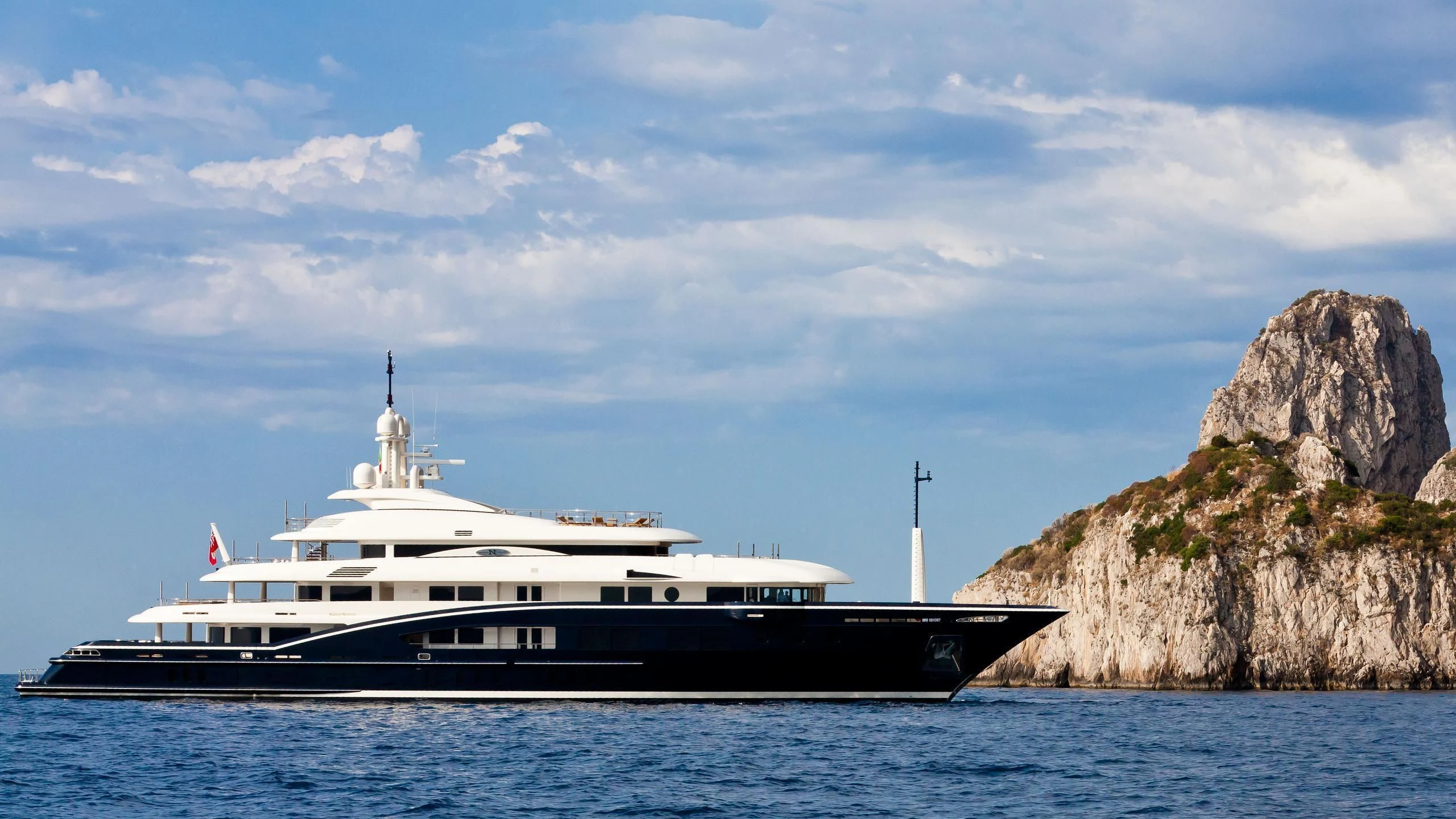 a boat on the water aboard HIGH POWER III Yacht for Sale