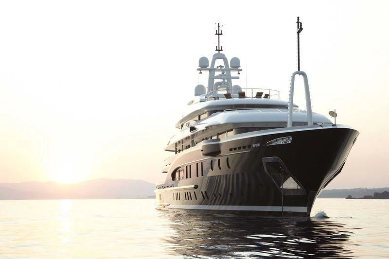 a boat on the water aboard HIGH POWER III Yacht for Sale