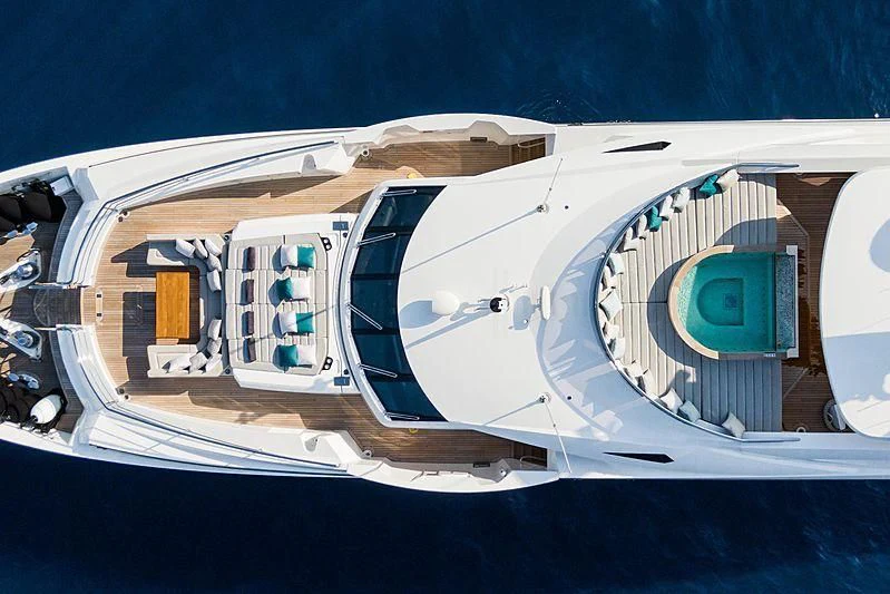 a satellite in space aboard THE BOAT OF FATE 2 Yacht for Sale