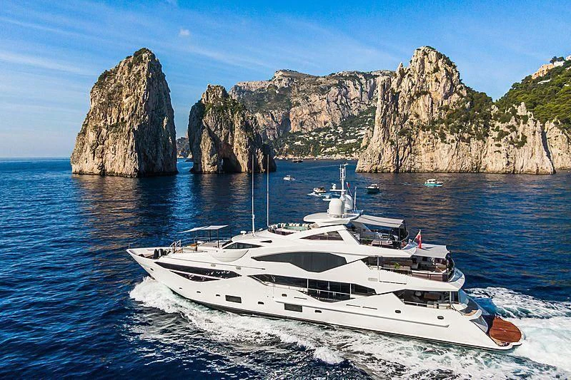 a boat on the water aboard THE BOAT OF FATE 2 Yacht for Sale